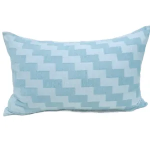 Outdoor Cushion 40x60cm - Dinan Blue by Macey & Moore, a Cushions, Decorative Pillows for sale on Style Sourcebook