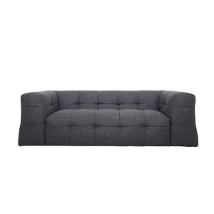 Matteo Plaza Flint Grey - 3 Seater by James Lane, a Sofas for sale on Style Sourcebook