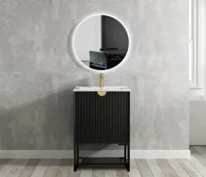 Otti Marlo Matte Black 600mm Floor Standing Vanity by Otti, a Vanities for sale on Style Sourcebook