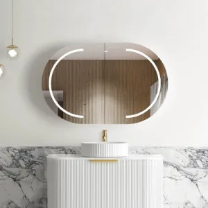 Otti Bondi Natural Oak Led Shaving Cabinet 900mm
 by Otti, a Shaving Cabinets for sale on Style Sourcebook