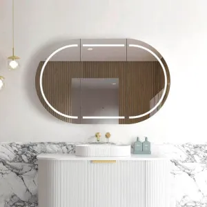 Otti Bondi Natural Oak Led Shaving Cabinet 1200mm
 by Otti, a Shaving Cabinets for sale on Style Sourcebook