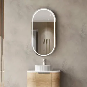 Otti Noosa Natural Oak Led Shaving Cabinet 900mm by Otti, a Shaving Cabinets for sale on Style Sourcebook