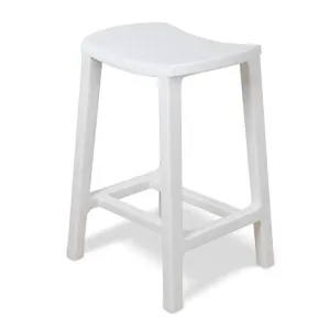 Judy 62cm Bar Stool - White by Interior Secrets - AfterPay Available by Interior Secrets, a Bar Stools for sale on Style Sourcebook