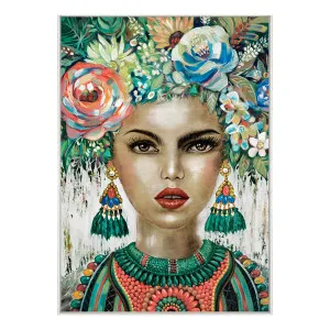 Empress Unmasked Box Framed Canvas in 61 x 84cm by OzDesignFurniture, a Painted Canvases for sale on Style Sourcebook