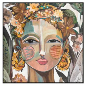 Sinorita Box Framed Canvas in 122 x 122cm by OzDesignFurniture, a Painted Canvases for sale on Style Sourcebook