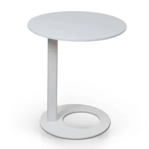 Nielsen 50cm Wooden Side Table - Full White by Interior Secrets - AfterPay Available by Interior Secrets, a Side Table for sale on Style Sourcebook