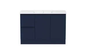 Ascot Floor Or Wall Mount Vanity 1210mm 2 Draw Lh 2 Door Oxford | Made From MDF In Blue By Raymor by Raymor, a Vanities for sale on Style Sourcebook