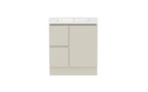 Ascot Floor Or Wall Mount Vanity 760mm 2 Draw Lh 1 Door Amaro | Made From MDF In Cream By Raymor by Raymor, a Vanities for sale on Style Sourcebook