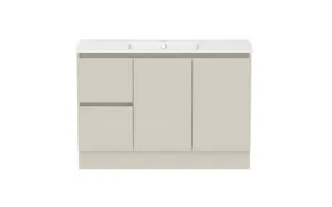 Ascot Floor Or Wall Mount Vanity 1210mm 2 Draw Lh 2 Door Amaro In Cream By Raymor by Raymor, a Vanities for sale on Style Sourcebook