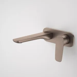 Caroma Contura II 180mm Wall Basin/Bath Mixer - Brushed Bronze by Caroma, a Bathroom Taps & Mixers for sale on Style Sourcebook