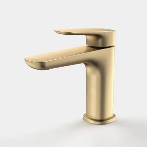 Caroma Contura II Basin Mixer - Brushed Brass by Caroma, a Bathroom Taps & Mixers for sale on Style Sourcebook