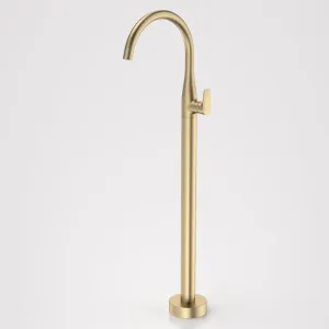 Caroma Contura II Freestanding Bath Filler - Brushed Brass by Caroma, a Bathroom Taps & Mixers for sale on Style Sourcebook