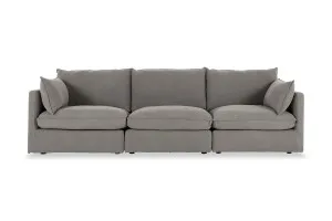 Loft Mini 3 Seat Sofa, Grey, by Lounge Lovers by Lounge Lovers, a Sofas for sale on Style Sourcebook