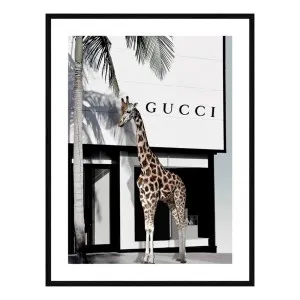 Fashion Safari Framed Print in 103 x 143cm by OzDesignFurniture, a Prints for sale on Style Sourcebook