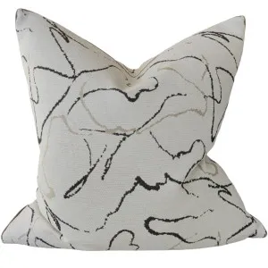 RESTOCK EARLY OF NOV - Urban Chic 55cm Square - Ink Paint by Macey & Moore, a Cushions, Decorative Pillows for sale on Style Sourcebook