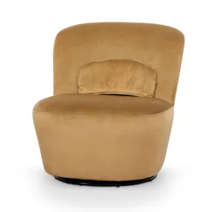 Ex Display - Zamora Swivel Lounge Chair - Mustard by Interior Secrets - AfterPay Available by Interior Secrets, a Chairs for sale on Style Sourcebook