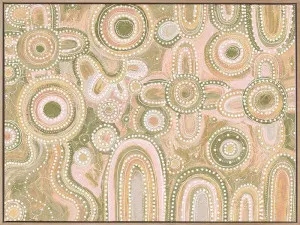 Yinaagang Multicolour Canvas Art Print by Urban Road, a Aboriginal Art for sale on Style Sourcebook