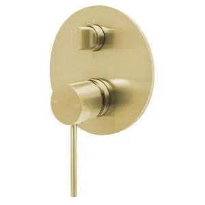 Phoenix Vivid Slimline SwitchMix Shower/Bath Diverter Mixer-Brushed Gold by PHOENIX, a Bathroom Taps & Mixers for sale on Style Sourcebook