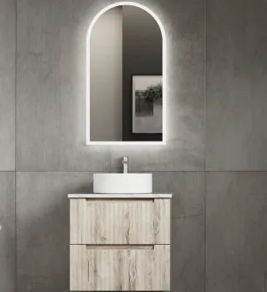 Aulic Tuscana Wood Grain 600mm Single Bowl Wall Hung Vanity W/ German Hettich Runners by Aulic, a Vanities for sale on Style Sourcebook