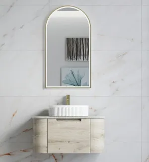 Aulic Hamilton White Oak 750mm Single Bowl Wall Hung Vanity W/ German Hettich Runners by Aulic, a Vanities for sale on Style Sourcebook