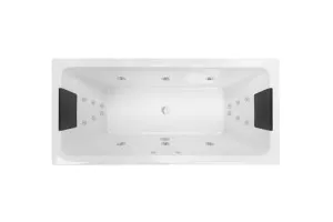 Decina Carina Inset Dolce Vita Spa Bath Gloss White (Available In 1675mm And 1750mm) With 18-Jets by decina, a Bathtubs for sale on Style Sourcebook