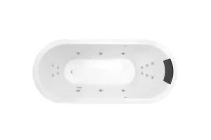 Decina Uno Inset Dolce Vita Spa Bath Gloss White 1700mm With 16-Jets by decina, a Bathtubs for sale on Style Sourcebook