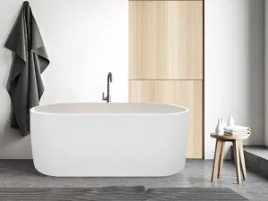 Decina Elisi Freestanding Bath Gloss White 1700mm by decina, a Bathtubs for sale on Style Sourcebook