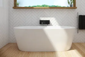 Decina Cool Freestanding Bath Gloss White (Available In 1500mm And 1790mm) by decina, a Bathtubs for sale on Style Sourcebook