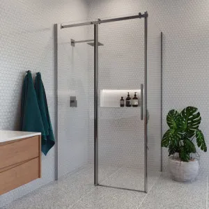 Decina Malanda Frameless Sliding Shower Screen Chrome
 by decina, a Shower Screens & Enclosures for sale on Style Sourcebook