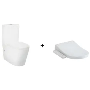 Toto S2 Washlet W/ Side Control and Rimless Btw Toilet Suite Package (D-Shaped) Gloss White by TOTO, a Toilets & Bidets for sale on Style Sourcebook