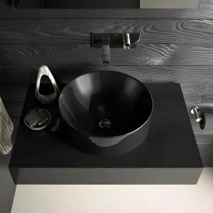 Kohler Chalice Above Counter Basin Gloss Black 420mm by Kohler, a Basins for sale on Style Sourcebook