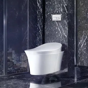 Kohler Veil Intelligent Rimless Wall Hung Toilet W/ Remote Washlet Elongated Gloss White by Kohler, a Toilets & Bidets for sale on Style Sourcebook