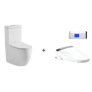 Kohler X Englefield Bidet Seat Plus with Remote Control and Veda Btw Toilet Suite Package Elongated Gloss White by Kohler, a Toilets & Bidets for sale on Style Sourcebook