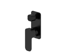 Oskar Shower Wall Mixer With Diverter Matte Black by Oskar, a Bathroom Taps & Mixers for sale on Style Sourcebook