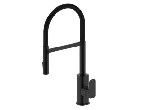 Oskar Pull out Sink Mixer 565mm Matte Black by Oskar, a Bathroom Taps & Mixers for sale on Style Sourcebook