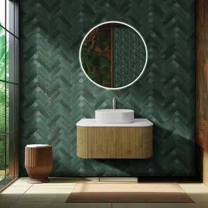 Ceto Bronte Prime Oak 900mm Single Bowl Wall Hung Vanity by Ceto, a Vanities for sale on Style Sourcebook