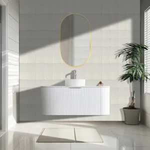 Ceto Avalon Matte White 1200mm Single Bowl Wall Hung Vanity by Poseidon, a Vanities for sale on Style Sourcebook