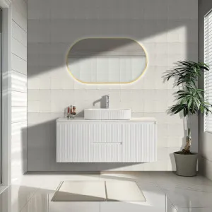 Ceto Brindabella Matte White 1200mm Single Bowl Wall Hung Vanity by Ceto, a Vanities for sale on Style Sourcebook