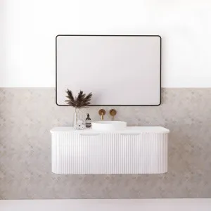 Riva Bergen Matte White 1200mm Single Bowl Wall Hung Vanity by Riva, a Vanities for sale on Style Sourcebook