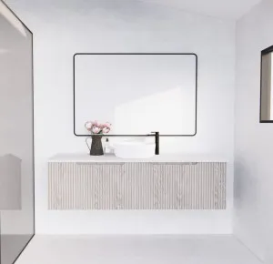 Riva Vienna White Oak 1500mm Single Bowl Wall Hung Vanity by Riva, a Vanities for sale on Style Sourcebook