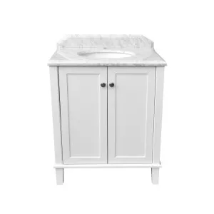 Turner Hastings Coventry Satin White 750mm Single Bowl Floor Standing Vanity Package by Turner Hastings, a Vanities for sale on Style Sourcebook