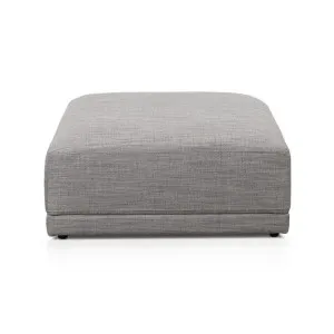 Amelia Ottoman Isla Soft Grey - 100cm x 100cm by James Lane, a Ottomans for sale on Style Sourcebook