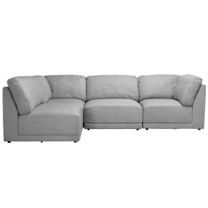 Amelia Modular Sofa Isla Soft Grey - 4 Piece by James Lane, a Sofas for sale on Style Sourcebook