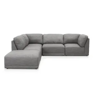 Amelia Modular Sofa Isla Soft Grey - 5 Piece by James Lane, a Sofas for sale on Style Sourcebook