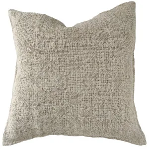 Détente Hand-loomed Rustic Texture Pure French Linen 55cm square - Rustic Natural by Macey & Moore, a Cushions, Decorative Pillows for sale on Style Sourcebook