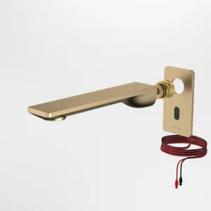 Urbane II Sensor 180mm Wall Outlet Trim Kit Brushed | Made From Brass/Brushed Brass By Caroma by Caroma, a Bathroom Taps & Mixers for sale on Style Sourcebook