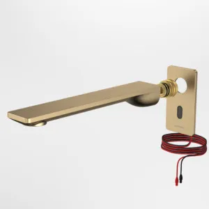 Urbane II Sensor 220mm Wall Outlet Trim Kit | Made From Steel/Stainless Steel/Brushed Brass By Caroma by Caroma, a Bathroom Taps & Mixers for sale on Style Sourcebook