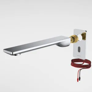 Urbane II Sensor 220mm Wall Outlet Trim Kit | Made From Brass In Chrome Finish By Caroma by Caroma, a Bathroom Taps & Mixers for sale on Style Sourcebook