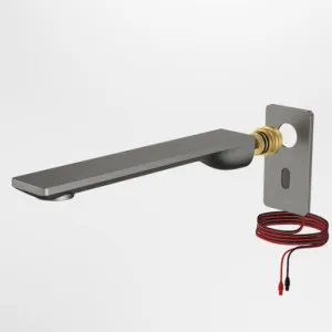 Urbane II Sensor 220mm Wall Outlet Trim Kit | Made From Brass In Gunmetal By Caroma by Caroma, a Bathroom Taps & Mixers for sale on Style Sourcebook