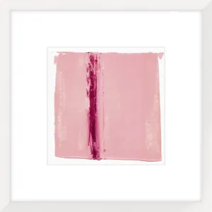 PINK STREAK - 54cm x 54cm by La Grolla, a Prints for sale on Style Sourcebook